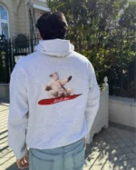Sweat à Capuche Ours Polaire Maison de Monaco