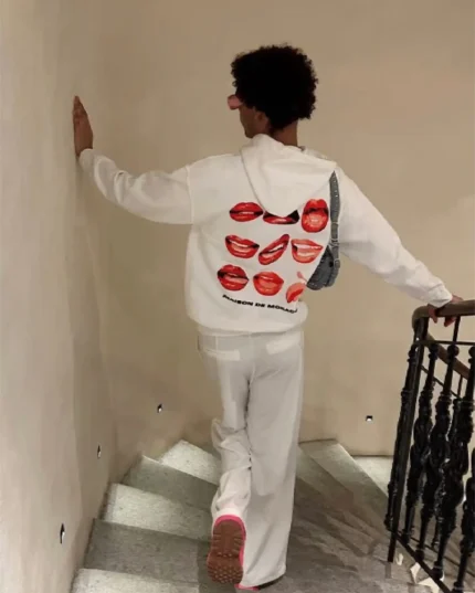 Sweat à Capuche Lèvres Chanceuses Maison de Monaco