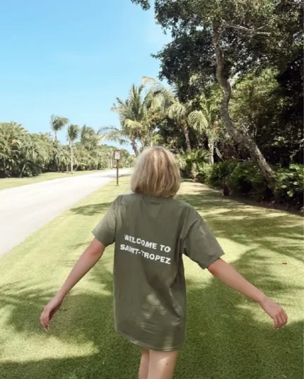 T-Shirt Saint-Tropez Vert Maison de Monaco