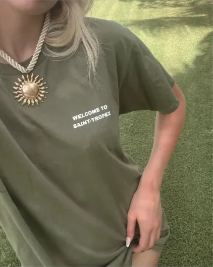 T-Shirt Saint-Tropez Vert Maison de Monaco