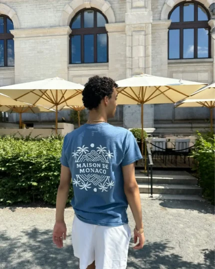 T-Shirt Bleu Rendez-vous à Monaco
